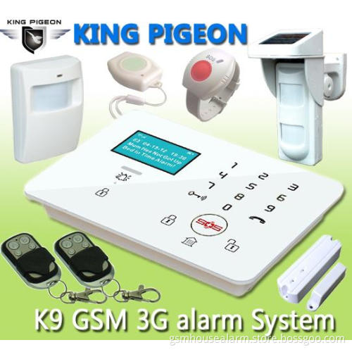 GSM 3G Touch Keypad Alarm System with Dial to Open Gate K9